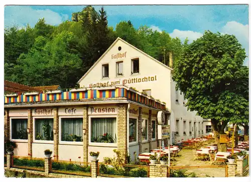 AK, Tüchersfeld über Forchheim, Gasthof u. Café "Püttlachtal", 1967