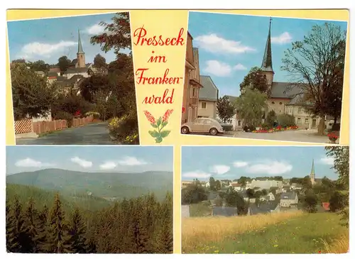 AK, Presseck im Frankenwald, vier Abb., um 1978