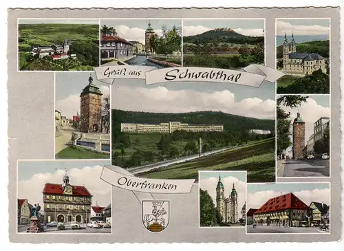 AK, Schwabthal Ofr., zehn Abb., gestaltet, 1962