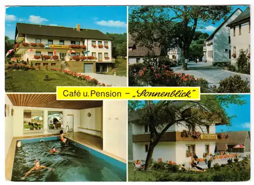 AK, Schwabthal Ofr., Café und Pension "Sonnenblick", vier Abb., 1975