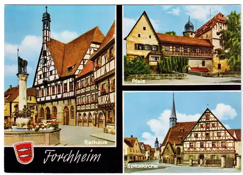 AK, Forchheim Ofr., drei Abb., um 1978