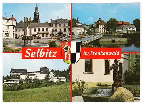 AK, Selbitz im Frankenwald, vier Abb., 1980