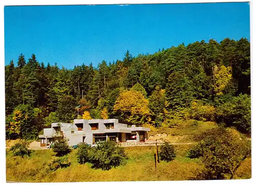 AK, Obertrubach-Reichelsmühle, Café - Restaurant - Pension Treiber, um 1975