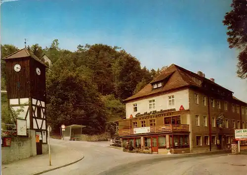 AK, Rupprechtstegen, Gasthof - Pension - Konditorei Baumann, um 1968