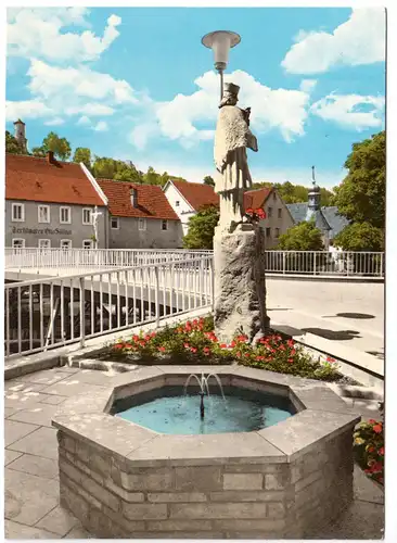 AK, Waischenfeld, Fränk. Schweiz, Brunnen, um 1970