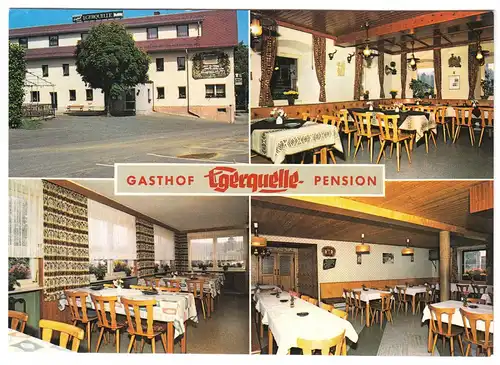 AK, Weißenstadt Fichtelgeb., OT Weißenhaid, Pension Egerquelle, vier Abb., 1980