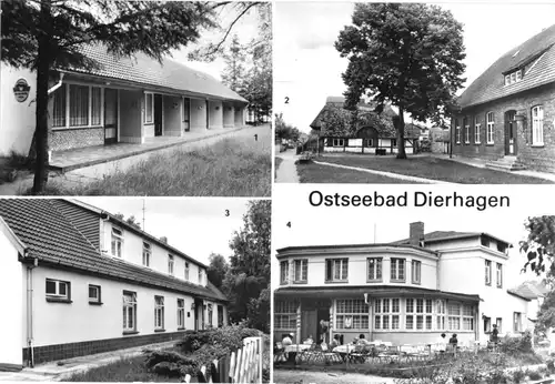 AK, Ostseebad Dierhagen, vier Abb., 1986