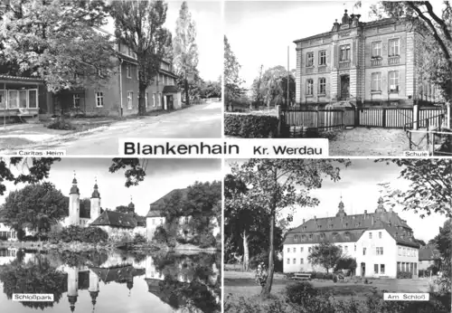 AK, Blankenhain Kr. Werdau, vier Abb., 1984