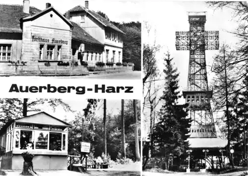 AK, Stolberg Harz, Auerberg, drei Abb., 1975