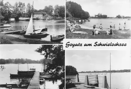 AK, Goyatz am Schwielowsee, Kr. Lübben, vier Abb., 1981