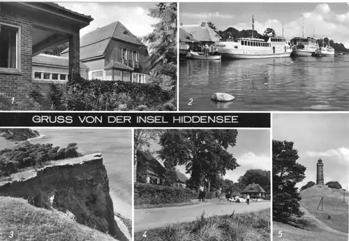 AK, Insel Hiddensee, fünf Abb., 1985