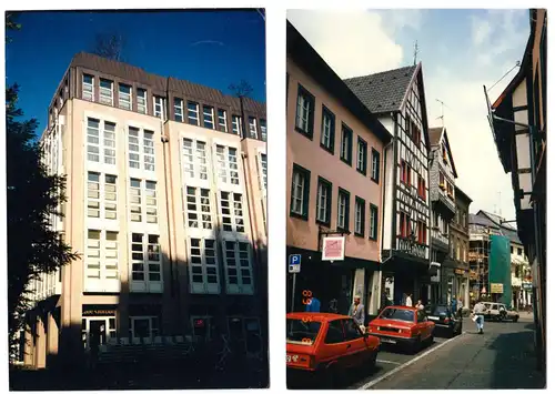 acht Echtfoto-AK + 2 Fotos, Köln, 1990