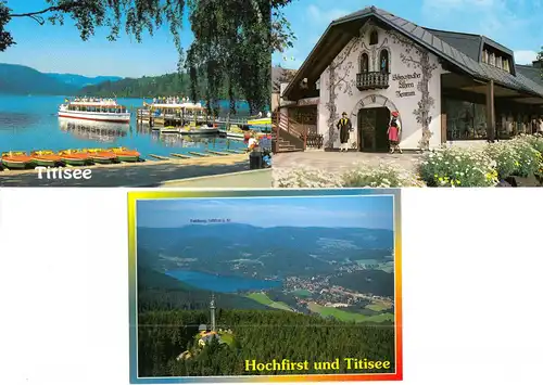 AK - Posten, 10 Colorkarten, Titisee Schwarzwald, 2000er