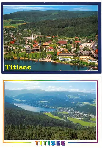 AK - Posten, 10 Colorkarten, Titisee Schwarzwald, 2000er