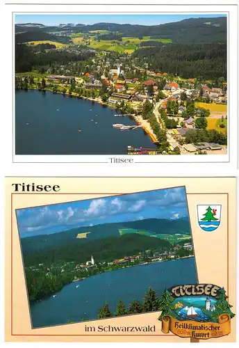 AK - Posten, 10 Colorkarten, Titisee Schwarzwald, 2000er