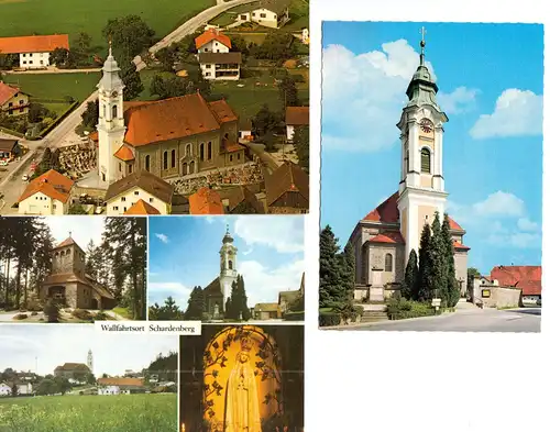 AK - Posten, 3 Colorkarten, Schardenberg OÖ, 1990er