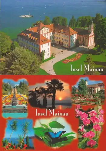 AK - Posten, 10 Colorkarten, Insel Mainau, 2000er