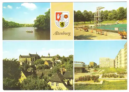 AK, Altenburg, vier Abb., 1987