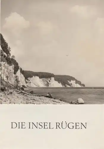 Bildmappe mit 12 Fotos im Format 21 x 14,5 cm, Die Insel Rügen, um 1970