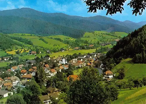 AK, Gutach im Schwarzwald, Gesamtansicht, um 1988