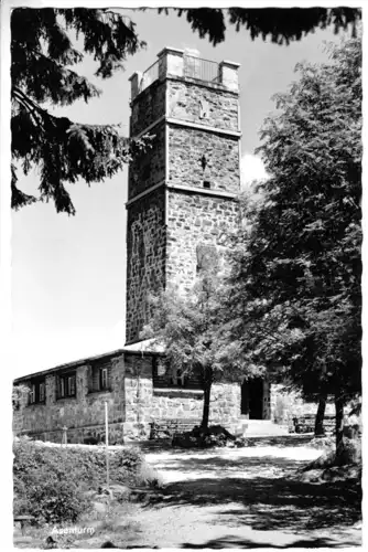 AK, Asenturm a. d. Ochsenkopf, Fichtelgebirge, um 1960