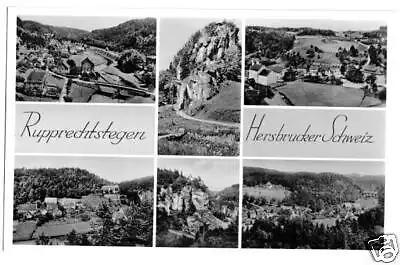 AK, Rupprechtstegen Hersbr. Schweiz, sechs Abb., 1956