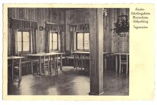 AK, Ruhpolding, Marienheim, Tagesraum, 1940