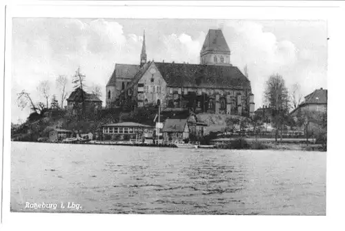 AK, Ratzeburg i. Lbg., Seeansicht, 1955