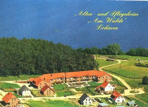 AK, Lohmen, Pflegeheim "Am Walde", Luftbild, ca. 1994
