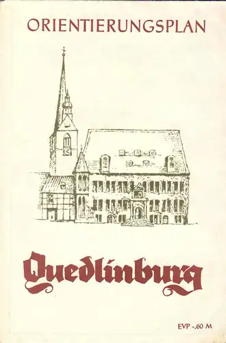 Stadtplan, Orientierungsplan Quedlinburg, 1977