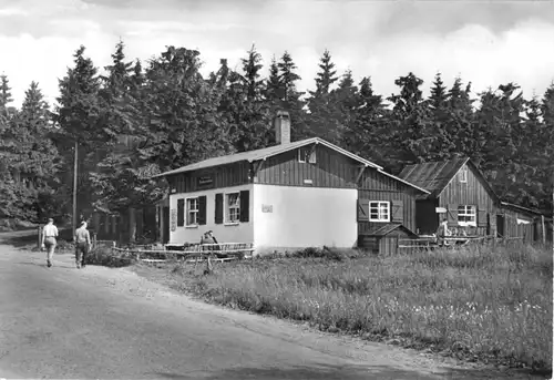 AK, Brotterode Thür. Wald, Waldgaststätte "Dreiherrnstein", 1968