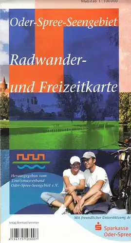 Radwander- und Freizeitkarte, Oder-Spree-Seengebiet, 2003