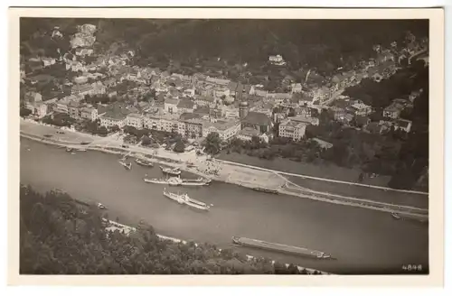 AK, Bad Schandau, Luftbildübersicht, 1931
