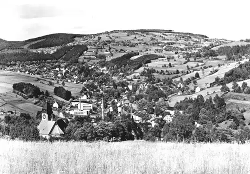 AK groß, Klingenthal Sa., Gesamtansicht, 1972