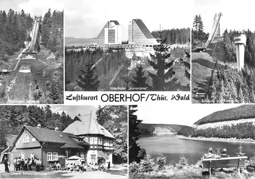 AK groß, Oberhof Thür. Wald, fünf Abb., 1971