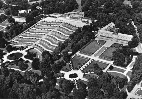 AK Großformat, 21 x 14,5 cm, Potsdam, Schloß Sanssouci, Luftbild, 1969