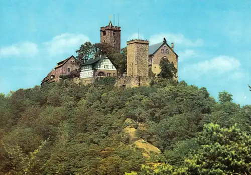 AK Großformat, 21 x 15 cm, Eisenach, Wartburg von Südwest, 1967