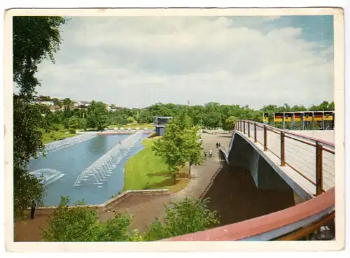 AK, Stuttgart, Höhenpark Killesberg, Landesausstellung Baden-Württemberg, 1955