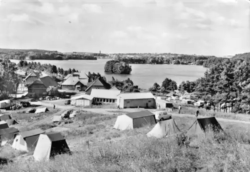 AK, Feldberg Meckl., Zeltplatz Hüttenberg, 1978