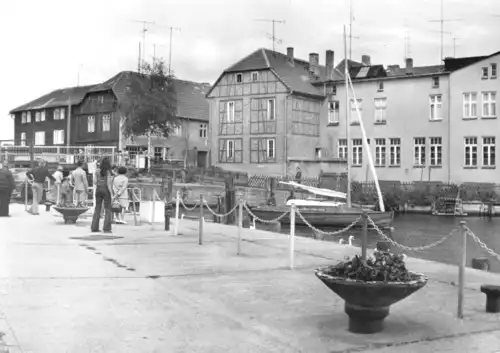 AK, Malchow Meckl., Anlegestelle Weiße Flotte, 1974
