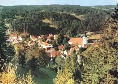 AK, Obertrubach, Fränk. Schweiz, Gesamtübersicht, 1966