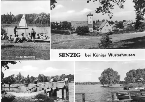 AK, Senzig bei Königs Wusterhausen, vier Abb., 1978