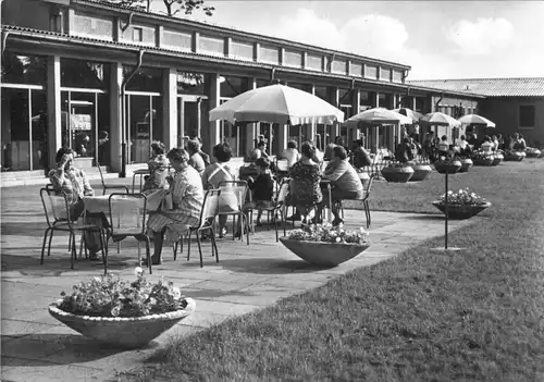 AK, Klink Kr. Waren Müritz, FDGB-Urlaubersiedlung, An der Wandelhalle, 1967