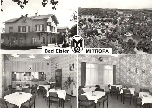AK, Bad Elster, Mitropa - Gaststätte, vier Abb., 1982