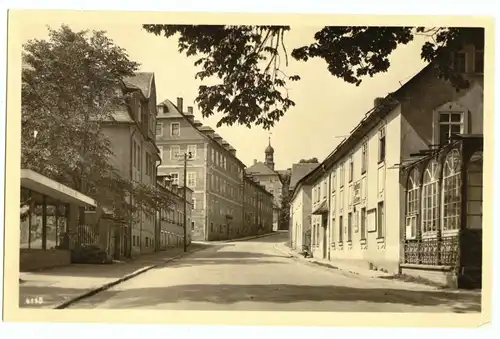 AK, Ebersdorf Thür., Straßenpartie, 1955