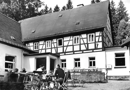 AK, Klein Olbersdorf b. Karl-Marx-Stadt, Gaststätte Sternmühle, 1977