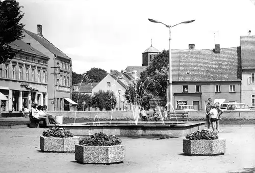 AK, Storkow Kr. Beeskow, Markt, 1978