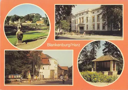 AK, Blankenburg Harz, vier Abb., 1989