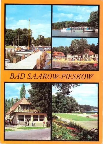 AK, Bad Saarow-Pieskow, fünf Abb., 1982