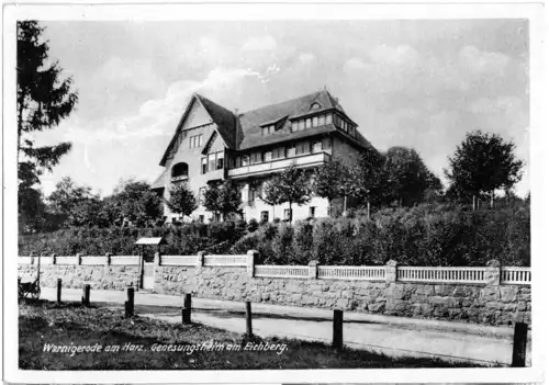 AK, Wernigerode Harz, Genesungsheim am Eichberg, 1952